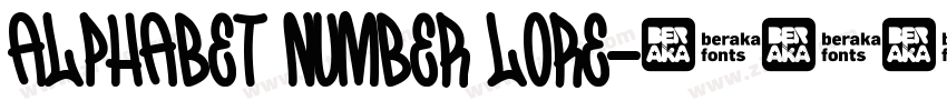 Alphabet Number Lore字体转换